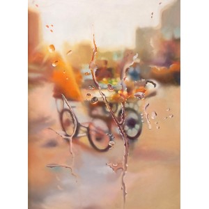 Hafsa Shaikh, 24 x 36 inch, Oil on Canvas, Figurative Painting, AC-HFS-052